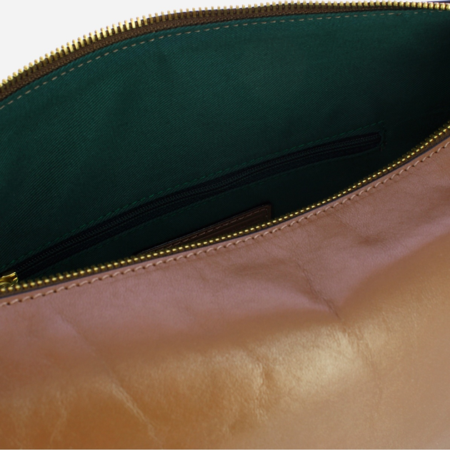 Torebka crossbody damska ze skóry naturalnej The Bridge Fedora 04320401 TE Beżowa (800070347000) - obraz 4
