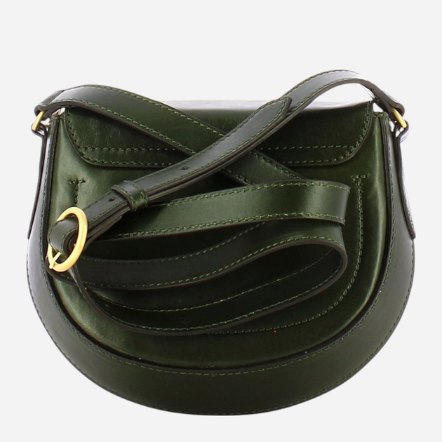 Torebka crossbody damska ze skóry naturalnej mała The Bridge Bettina 04371201 I2 Zielona (800070281498) - obraz 2