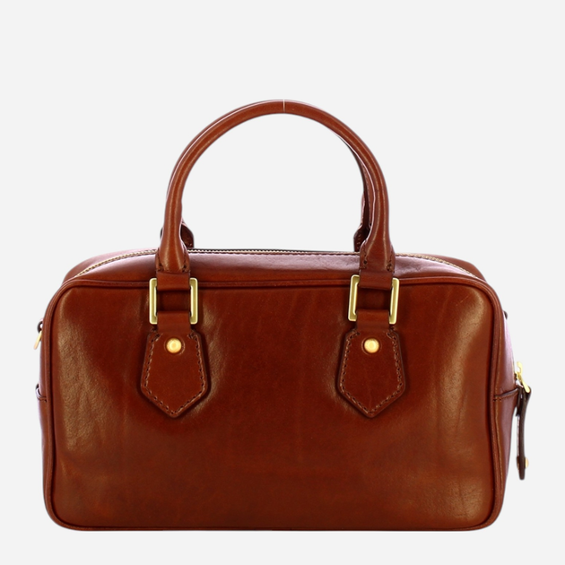 Torebka crossbody damska ze skóry naturalnej The Bridge Stodo 04541501 14 Brązowa (800070346581) - obraz 2