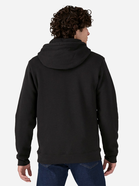 Худі утеплене чоловіче Patagonia M'S P-6 Logo Uprisal Hoody 39622 BLK M Чорне (800070328846) - зображення 2