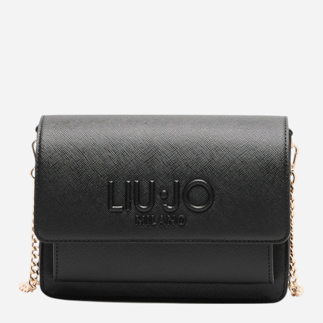Torebka crossbody damska mała z łańcuszkiem Liu Jo AA5152E0087 22222 Czarna (800070348835) - obraz 1
