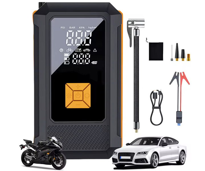 Пуско-зарядний пристрій Platinet Power Bank Car Jump Starter With Tyre Pump 8000 mah 800A 21Mm 25L/Min PMPBTP (5907595462488) - зображення 3