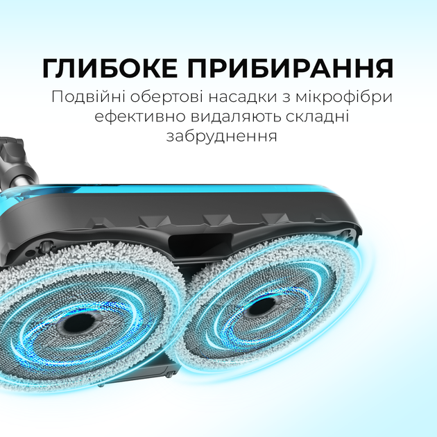 Акумуляторний пилосос Jimmy JV9 Pro Aqua (JV9Pro_Aqua) - зображення 3