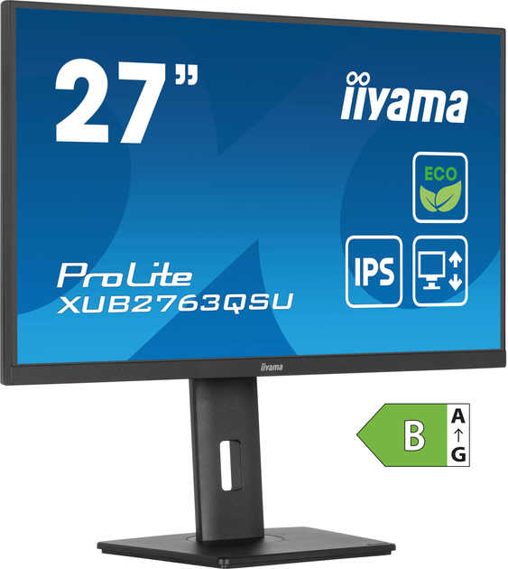 Монітор 27" iiyama ProLite XUB2763QSU-B1 - зображення 3