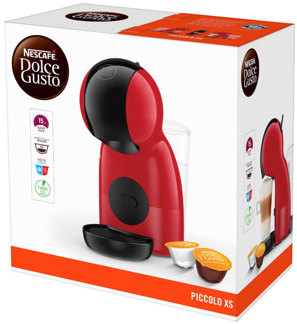 Капсульная Кофеварка Nescafe Dolce Gusto Piccolo XS Rouge - изображение 2