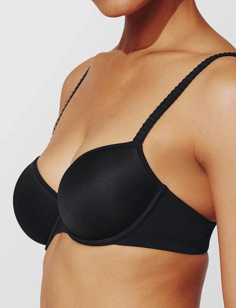 Бюстгальтер THIRDLOVE 24/7 Classic T-shirt Bra - черный - 95D - изображение 8