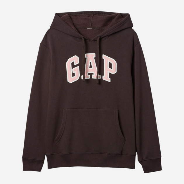 Bluza damska z kapturem kangurka GAP 463506-35 M Brązowa (1200115937355) - obraz 3