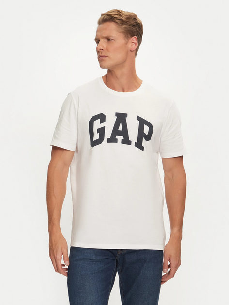 Набір футболок бавовняних довгих чоловічих GAP 885595-01 M 2 шт Синій/Білий (1200133154413) - зображення 2