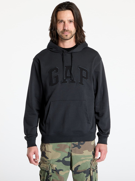 Худі чоловіче GAP 868453-05 XL Чорне (1200138863761) - зображення 1