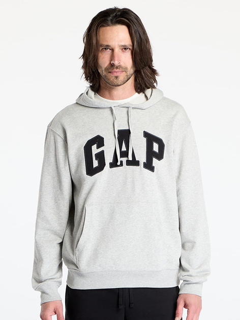 Худі чоловіче GAP 868453-08 M Сіре (1200138436606) - зображення 1