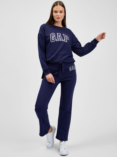 Спортивні штани на флісі жіночі GAP 430369-03 2XL-Regular Темно-сині (1200112135341) - зображення 3