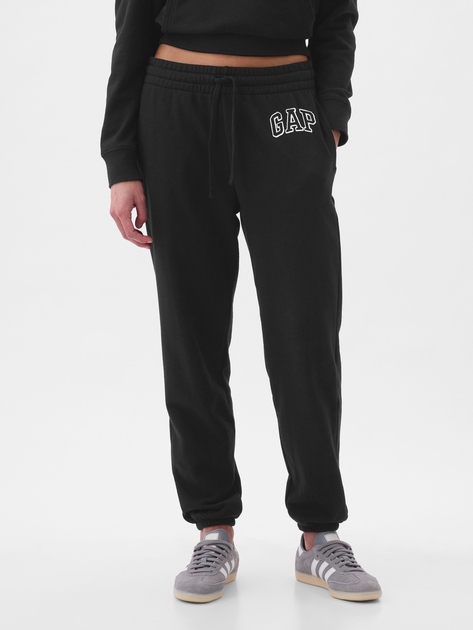 Спортивні штани жіночі GAP 889527-00 XS-Regular Чорні (1200132689336) - зображення 1