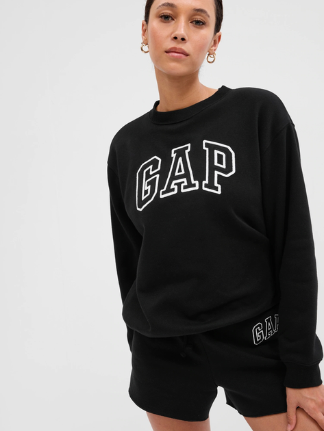 Bluza damska bez kaptura polarowa GAP 554936-10 2XL Czarna - obraz 1