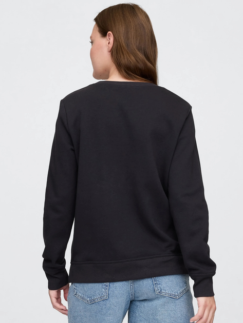 Bluza damska bez kaptura polarowa GAP 800444-08 XS Czarna - obraz 2