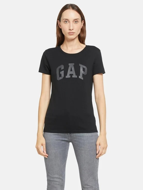 Набір футболок бавовняних жіночих GAP 824523-02 S 2 шт Чорний/Коричневий (1200147106248) - зображення 2