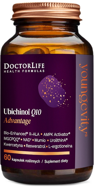 Suplement diety Doctor Life YoungeVity QH Ubichinol 60 kapsusłek (5903317644972) - obraz 1