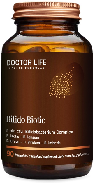 Suplement diety Doctor Life Bifido Biotic 5 mld 60 kapsułek (5905692385495) - obraz 1