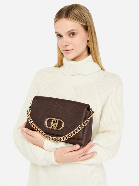 Torebka crossbody damska z łańcuszkiem Liu Jo AF5138E0161 81140 Brązowa (800070345574) - obraz 2