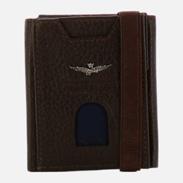 Портмоне чоловіче шкіряне Aeronautica Militare Soft AM185-MO Коричневий (800070303625) - зображення 1
