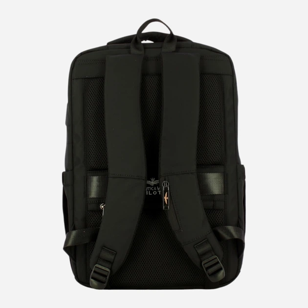 Рюкзак чоловічий тканинний вміщує формат А4 Aeronautica Militare Zaino AM514-NE Чорний (800070317568) - зображення 2