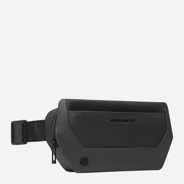Saszetka nerka męska materiałowa Piquadro CA6903S140/N Czarna (800070347955) - obraz 3