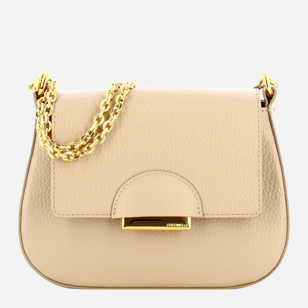 Torebka crossbody damska ze skóry naturalnej mała Coccinelle Talea E5D0K550190 N80 Różowa (800070342980) - obraz 1