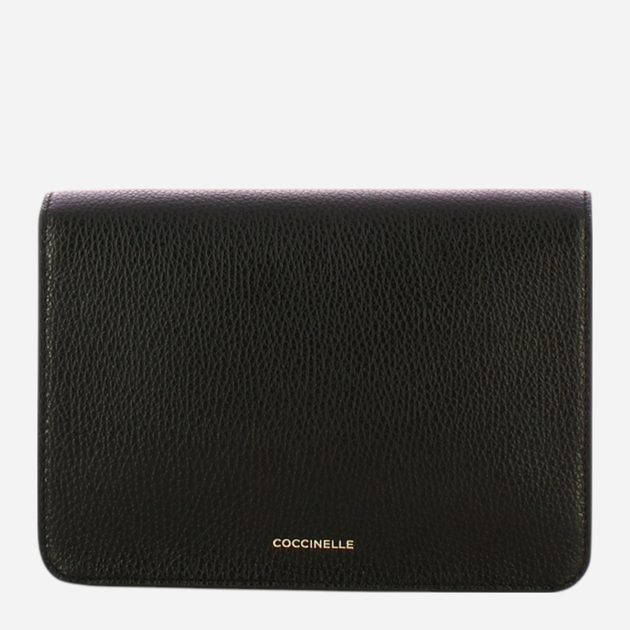 Torebka crossbody damska ze skóry naturalnej mała Coccinelle Tulip E5D2K550180 001 Czarna (800070342982) - obraz 2