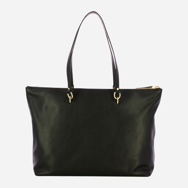 Torebka shopper ze skóry naturalnej Coccinelle Alpha E1DTP110180 001 Czarna (800070342927) - obraz 2