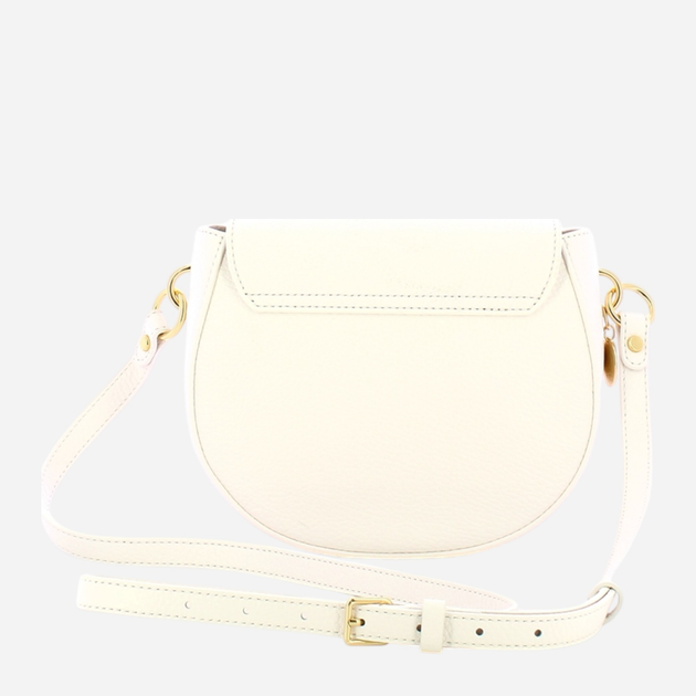 Torebka crossbody damska ze skóry naturalnej mała Coccinelle Alpha E1DTP150380 H13 Biała (800070342936) - obraz 2