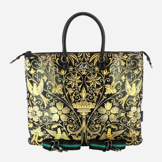 Torebka shopper ze skóry naturalnej Gabs G3 Plus Tg L G000033T3X2361 S0604 Czarna (800070347475) - obraz 4