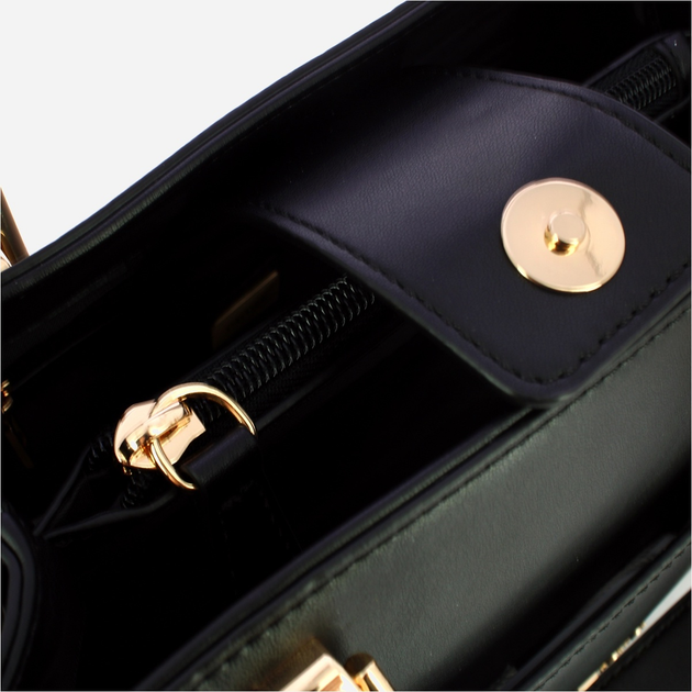 Torebka crossbody damska mała Guess Bogue HFLG9158050 BLA Czarna (800070346620) - obraz 5