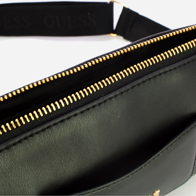 Torebka crossbody damska mała Guess Bogue HFLG9158700 BLA Czarna (800070346611) - obraz 4