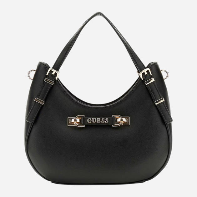 Torebka crossbody damska mała Guess Lefia HWBG9644050 BLA Czarna (800070344314) - obraz 1