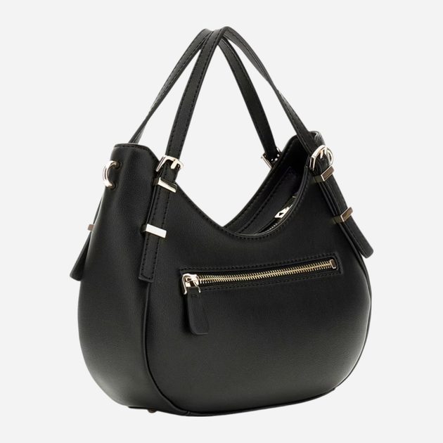 Torebka crossbody damska mała Guess Lefia HWBG9644050 BLA Czarna (800070344314) - obraz 2