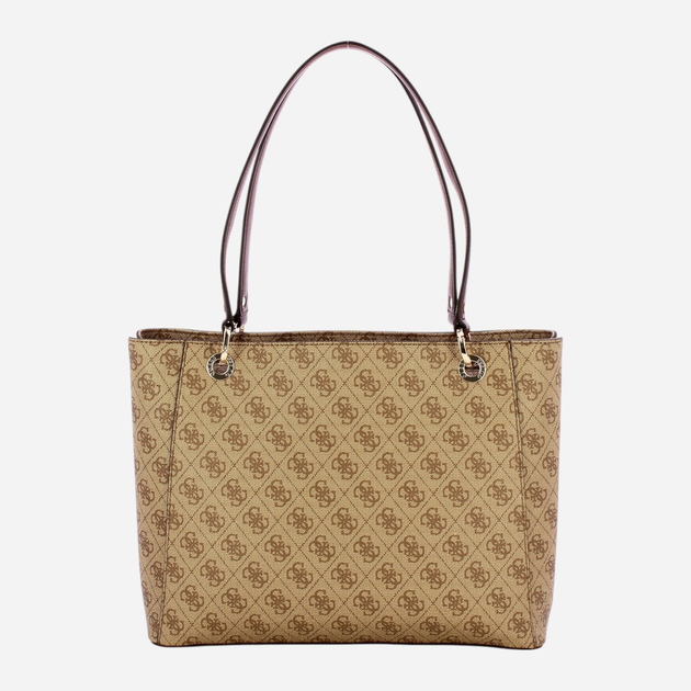 Torebka shopper Guess Noelle HWBG9672250 LGW Brązowa (800070344323) - obraz 2