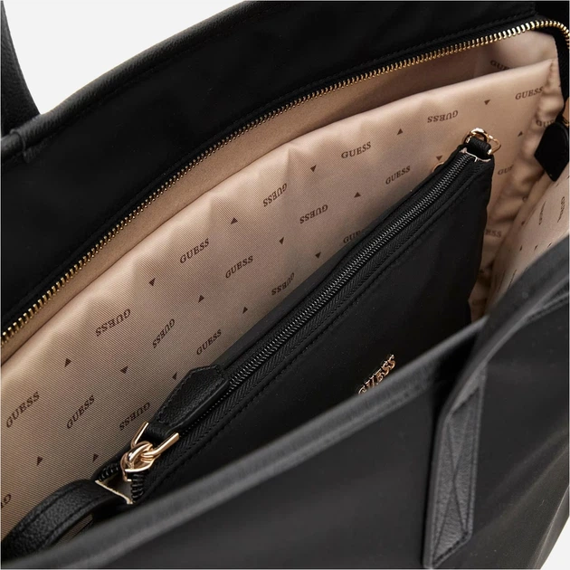Torebka shopper Guess Eco HWEYG839525 BLA Czarna (800070344324) - obraz 4