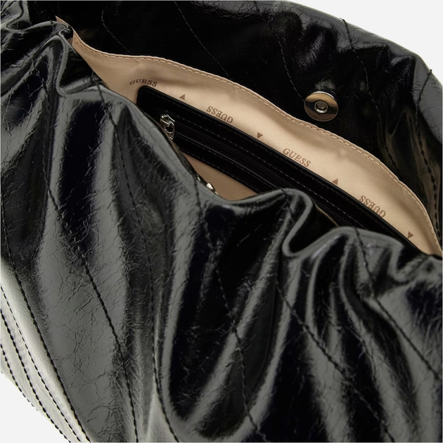 Torebka crossbody damska duża Guess Amys HWMY9659220 BLA Czarna (800070344327) - obraz 3