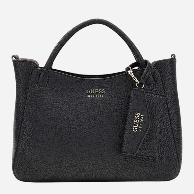 Torebka crossbody damska Guess Brenton HWPG9648050 BLA Czarna (800070344335) - obraz 1