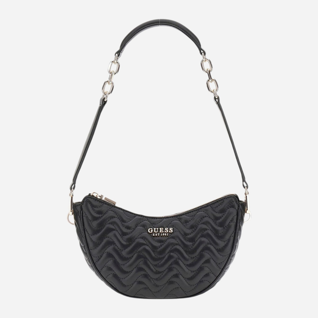 Torebka bagietka damska Guess Melisandra HWQG9653180 BLA Czarna (800070344338) - obraz 1