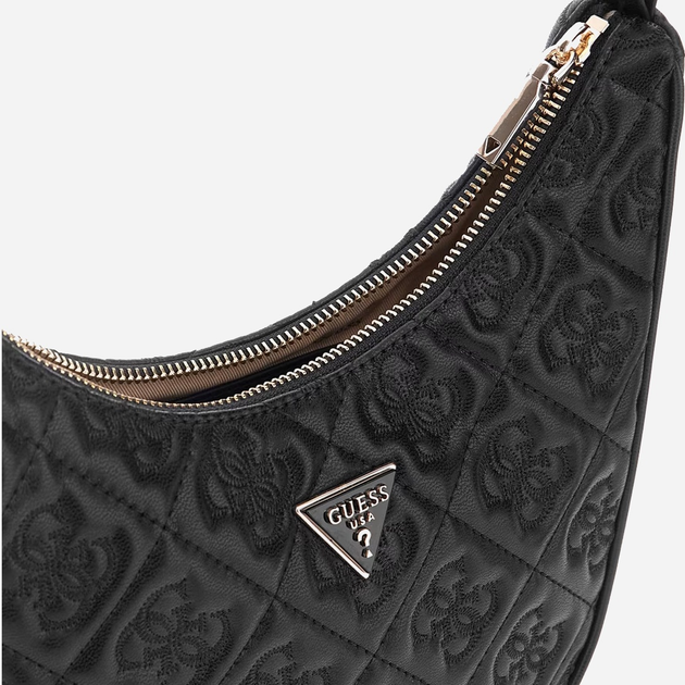 Torebka bagietka damska Guess Adelasia HWQL9658180 BLA Czarna (800070344341) - obraz 4