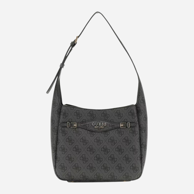 Torebka hobo damska mała Guess Katya HWSG9652010 CLO Czarna (800070344343) - obraz 1