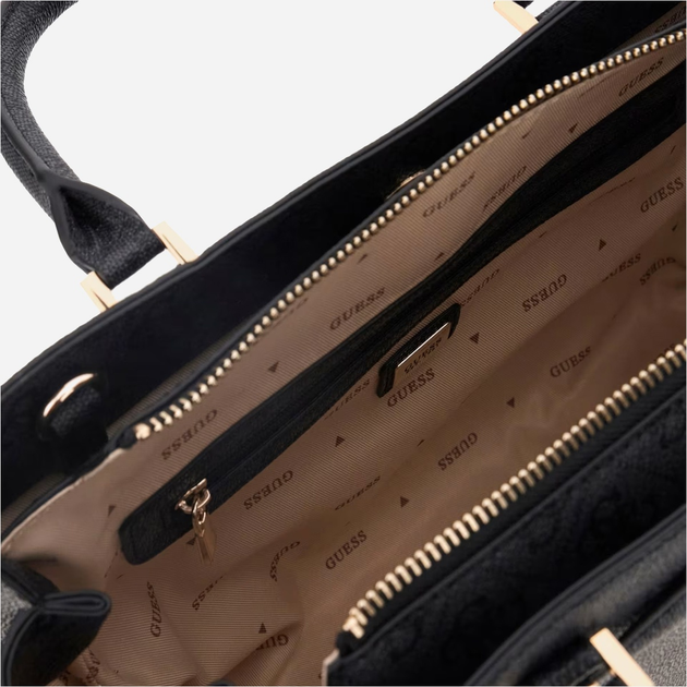 Torebka crossbody damska duża Guess Katya HWSG9652060 CLO Czarna (800070344345) - obraz 5
