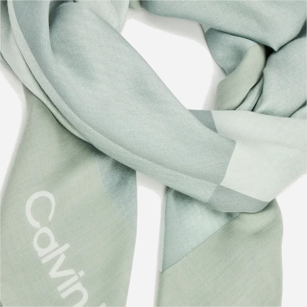 Chustka damska Calvin Klein Quilt K60K611710-PEB Zielona (800070316825) - obraz 3