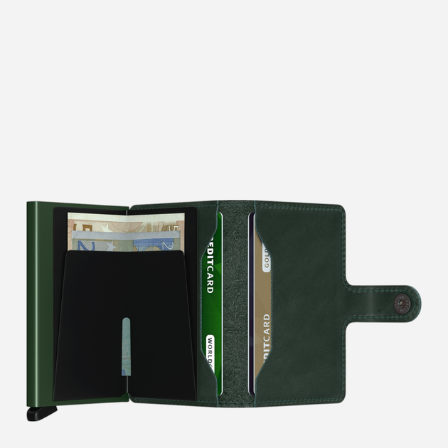 Portfel skórzany RFID Secrid M Zielony (800070166153) - obraz 2