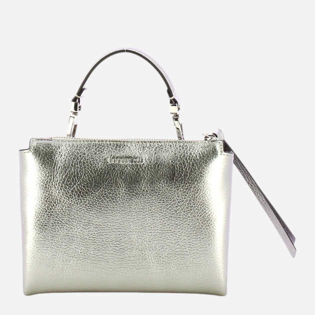 Torebka crossbody damska ze skóry naturalnej mała Coccinelle Arlettis E1MD555B701 Y43 Srebrna (800070345890) - obraz 2