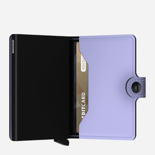 Portfel skórzany RFID Secrid Mm Lilowy (800070154647) - obraz 3