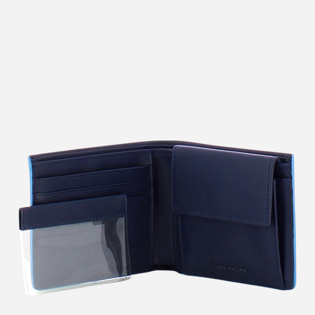 Portfel męski skórzany Piquadro PU4188S138R/BLU Granatowy (800070346391) - obraz 3