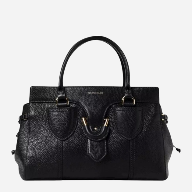 Torebka crossbody damska ze skóry naturalnej Coccinelle Coccinelleyork E1REF180201 001 Czarna (800070326866) - obraz 1