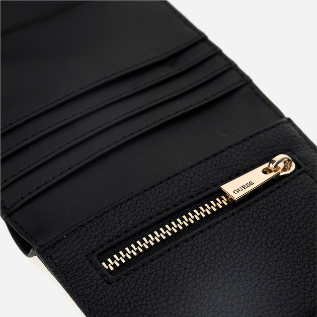 Гаманець жіночий зі штучної шкіри Guess Laurel SWBG7459138 BLA Чорний (800070344355) - зображення 4