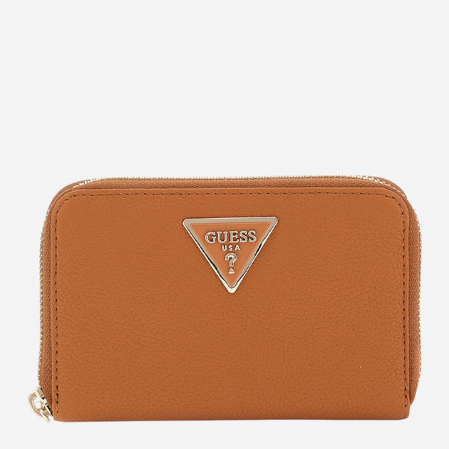 Гаманець жіночий зі штучної шкіри Guess Laurel SWBG7459140 COG Коричневий (800070344358) - зображення 1